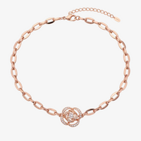 Medium Weight Rose Gold Pendant Necklace