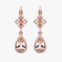 Elegant Rose Gold Stud Earrings