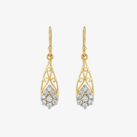 Elegant Gold Drop Earrings